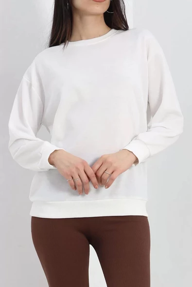 Basic Sweat Ekru - 204691.1778. - Resim 5