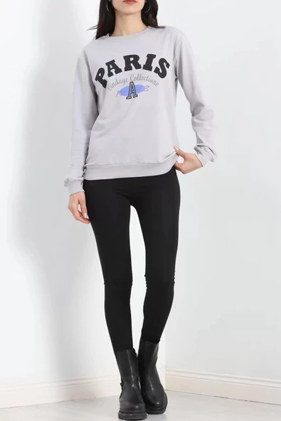 2 İplik Sweat Gri - 20086.1865. - Resim 4