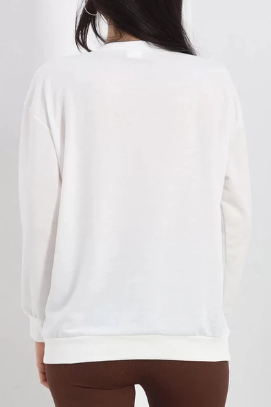 Basic Sweat Ekru - 204691.1778. - Resim 2
