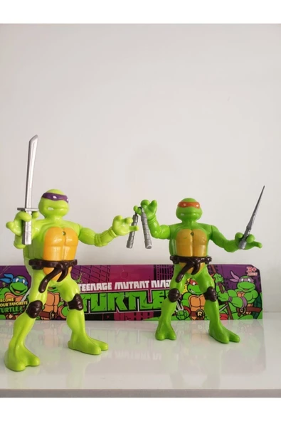 Ninja Kaplumbağalar Işıklı Figür 4'lü Set Ninja Turtles - Resim 4