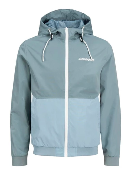JJERUSH HOOD BOMBER NOOS Blue Denim Blue Denim S ürün görseli 1