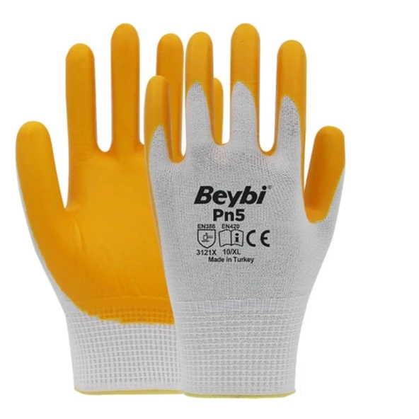 BEYAZ SARI-BEYAZ BEYBİ PN5 ELDİVEN ürün görseli 1