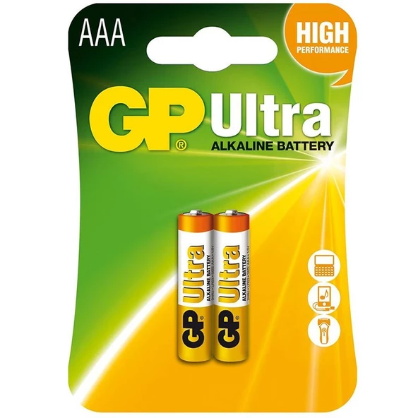 GP 24AU-2U2 ALKALİN İNCE KALEM PİL 2 Lİ PAKET FİYAT ürün görseli 1