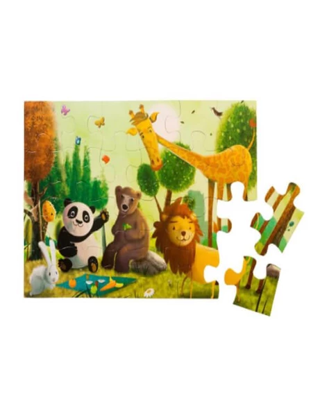 Ormanda Puzzle 24 Parça Oyun Seti - Resim 2