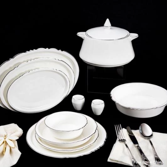 Massimo Rumi Platin 60 Parça Yemek Takımı ürün görseli 1
