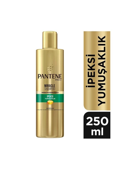 Pantene Miracle Şampuan İpeksi Yumuşaklık Keratin Koruyuculu 250ml ürün görseli 1