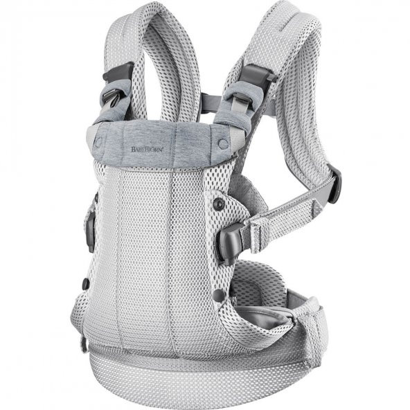 BabyBjörn Kanguru Harmony 3D Mesh / Silver - Resim 9