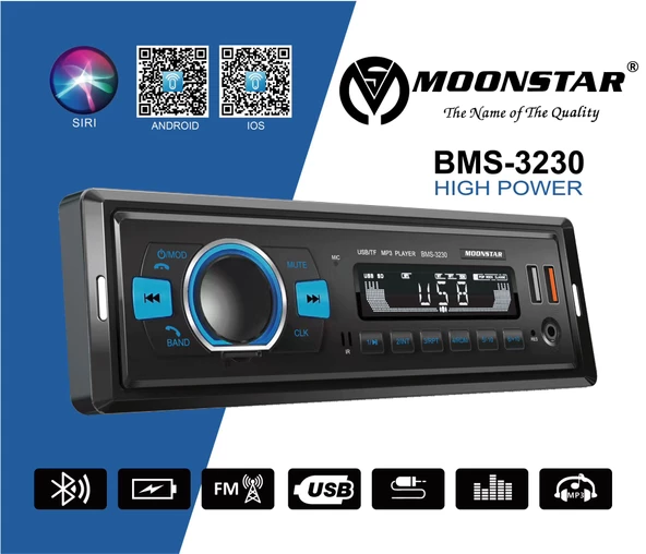 OTO TEYP 4x45w Bt/usb/sd/fm/aux BMS-3230 ürün görseli 1
