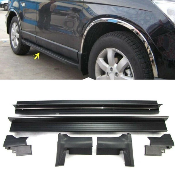 Honda Crv Uyumlu 2006-2012 Yan Basamak Koruma Side Step Oem Style Black ürün görseli 1