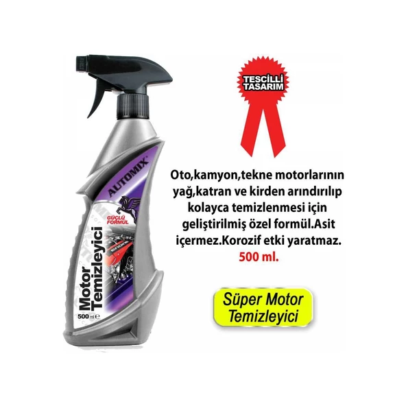AUTOMİX 12561 MOTOR TEMİZLEYİCİ 500 ML ürün görseli 1