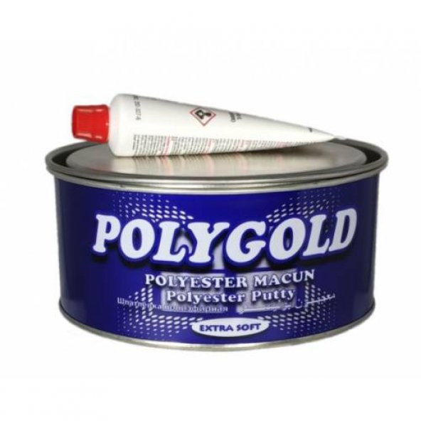 Polygold Galvaniz Polyester Macun Extra Soft Çelik Macun Kaporta Macunu Araç Çelik Macunu 1 Kg ürün görseli 1