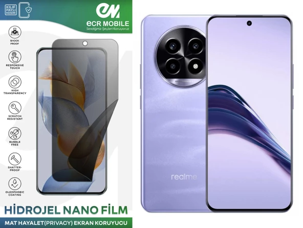 Realme 13 Pro/13 Pro+ ile Uyumlu Hidrojel Nano Ekran Koruyucu Film HAYALET ürün görseli 1