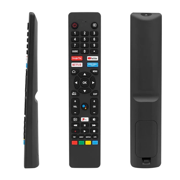 JVC RM-C3250 NETFLIX-PRIME VIDEO-GOOGLE PLAY-YOUTUBE TUŞLU LCD-LED TV KUMANDASI ürün görseli 1