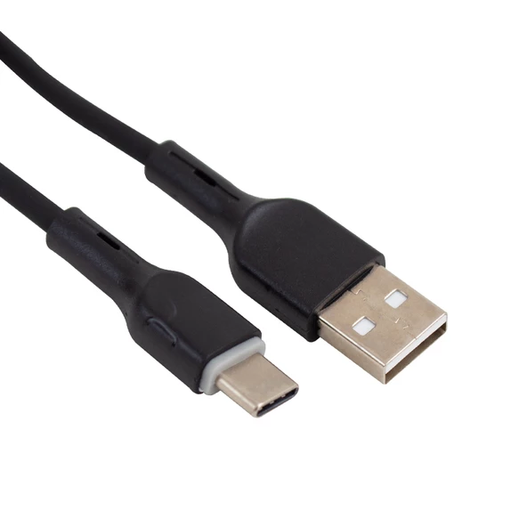 POWERMASTER PM-6112 TYPE-C ŞARJ VE DATA KABLOSU 1 METRE 2 AMPER SİYAH KABLO ürün görseli 1
