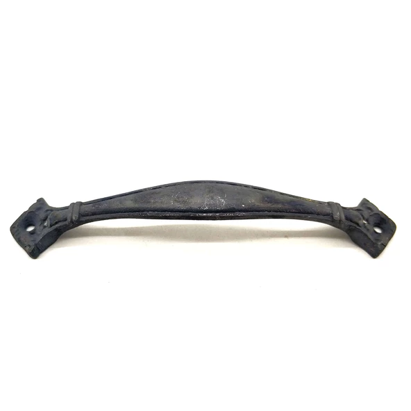 Antika Tarz Dekoratif Pirinç Deste Mobilya Kulbu - 27x155 mm, Oksit ürün görseli 1