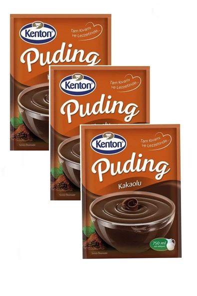 Kenton Kakaolu Puding 3x147 Gram ürün görseli 1