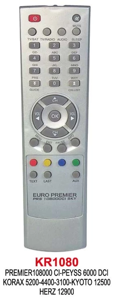 PREMIER 108000 CI (PEYSS-KORAX-KYOTO) UYDU KUMANDASI ürün görseli 1