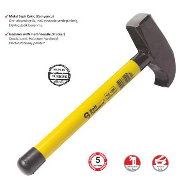 S.D. Kamyoncu Metal Saplı Çekiç 2000 gr ürün görseli 1