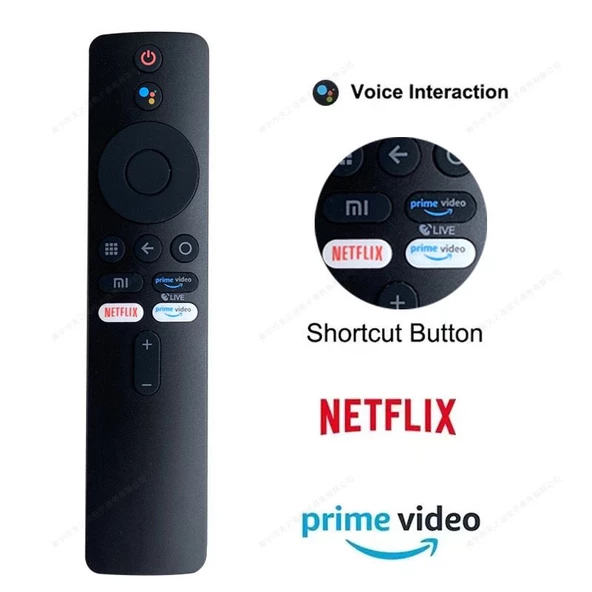 XIAOMI MI BOX BT-MI01 NETFLIX-AMAZON PRIME TUŞLU UNIVERSAL KUMANDA (40083=17783) ürün görseli 1