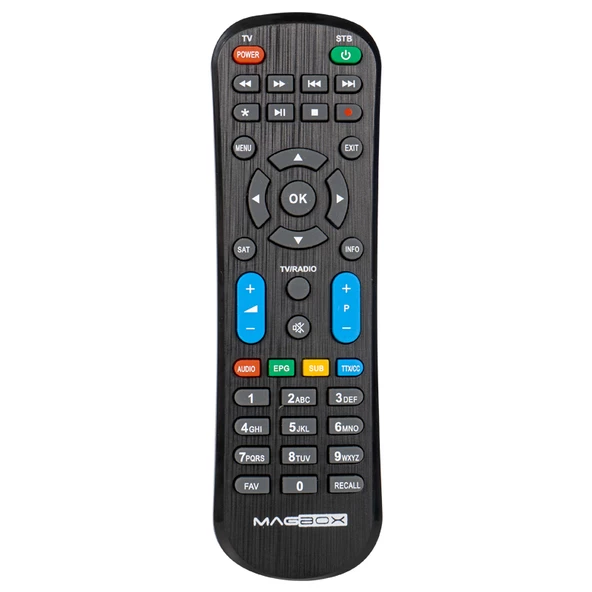 MAGBOX ETHERNET*MAGBOX WEGA HD SLIM ORJİNAL TV KONTROLLÜ UYDU KUMANDASI ürün görseli 1