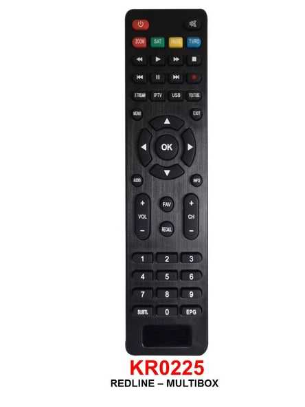REDLİNE TS-100 HD VE T SERİSİ XTREAM TUŞLU HD UYDU KUMANDA (3447=3444=8130) ürün görseli 1