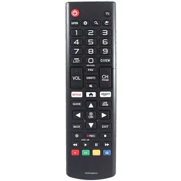 LG AMAZON+NETFLIX TUŞLU MAGIC LINK LCD LED TV KUMANDA AKB75095315 (40029=18241) ürün görseli 1