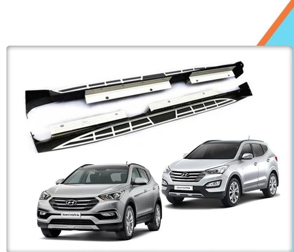 Hyundai Ix35 Uyumlu 2010-Sonrası Yan Basamak Square Style ürün görseli 1