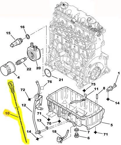 Peugeot Boxer Yağ Çubuğu (2002-2007) 2.2 117472 ürün görseli 1