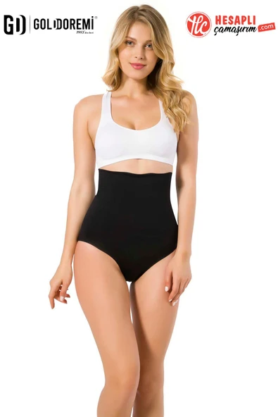 M,I Premium Kadın Seamless Mikrofiber Yüksek Bel Double Slip Kutulu Korse ürün görseli 1