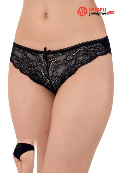 Lüx Drm 2003 Kadın Dantelli Likralı Bikini Külot ürün görseli 1