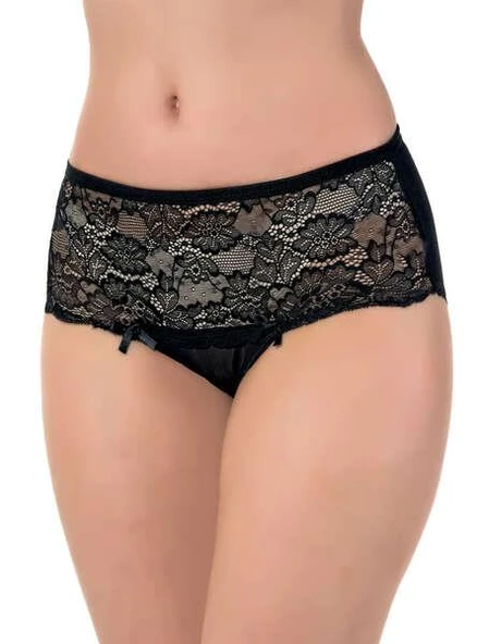 LÜX DRM 2503 Kadın Pamuklu Dantelli Likralı Bato Slip Külot ürün görseli 1