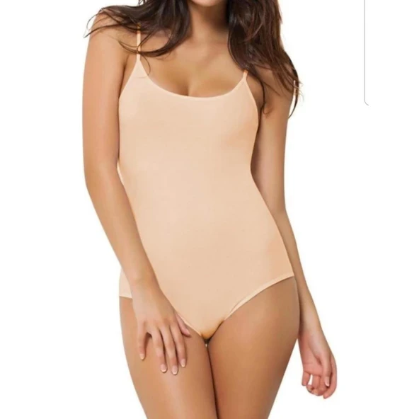 Yıldız 2058 Kadın İp Askılı Çıtçıtlı Body ürün görseli 1