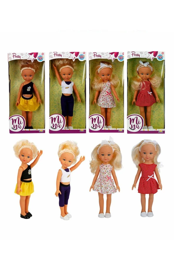 Sunman Mina Oyuncak Et Bebek 35 Cm Pretty ürün görseli 1