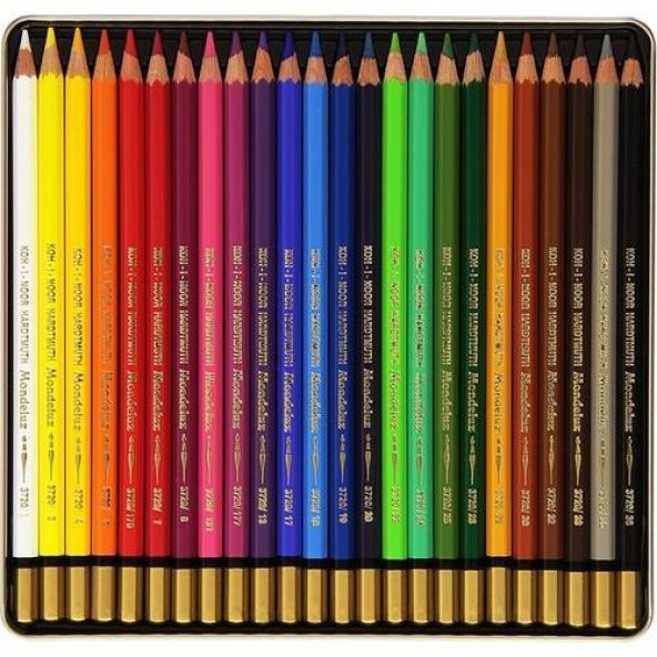 Koh-I Noor Set Of Aquarell ColouRed Pencils 3724 24 ürün görseli 1