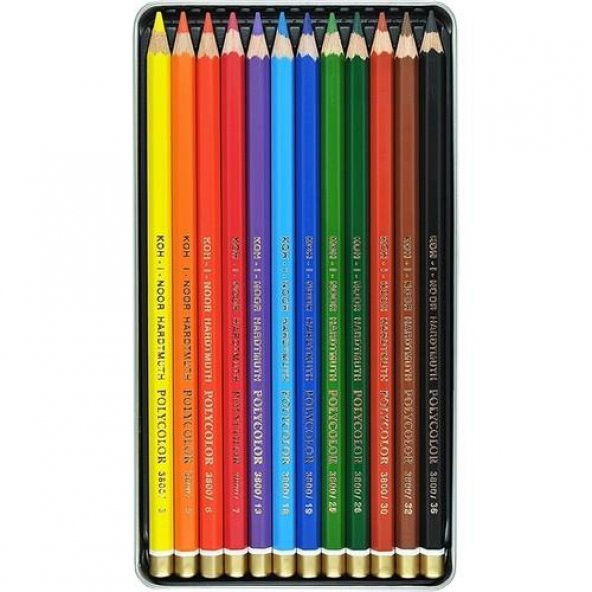 Koh-I Noor Set Of Artist´S ColouRed Pencils 3822 12 ürün görseli 1