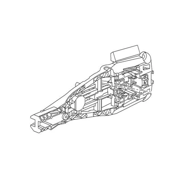 Opel İnsignia Kapi Kolu Ön Diş (2013-2018) 1.4, 1.6, 2.0 CDTI, 1.6 SİDİ, 1.6 CDTI 13580550 ürün görseli 1