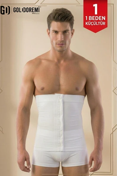Gd Goldoremi 1004 Premium Unisex Agraflı Zayıflama Bel Korsesi Göbek Bel İnceltici Dikişsiz Korse ürün görseli 1