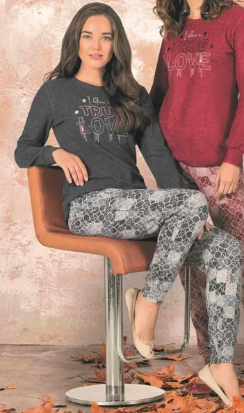 Polat 2217 Kadın Uzun Kollu Pijama Takımı ürün görseli 1