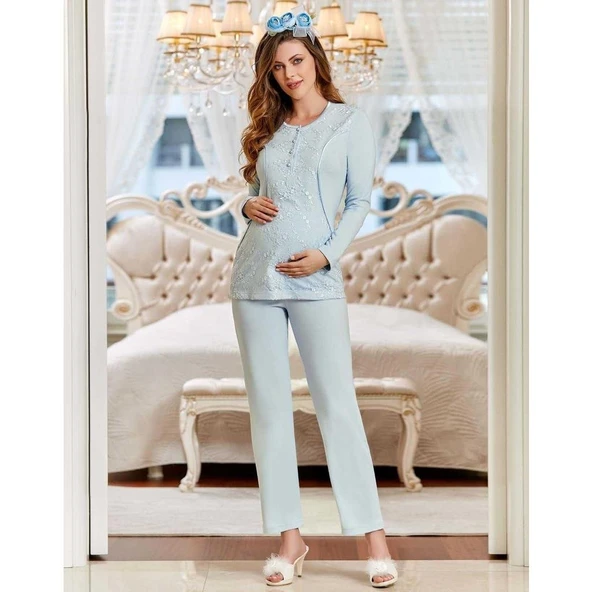 Flz 24-197 Lohusa Pijama Takım ürün görseli 1