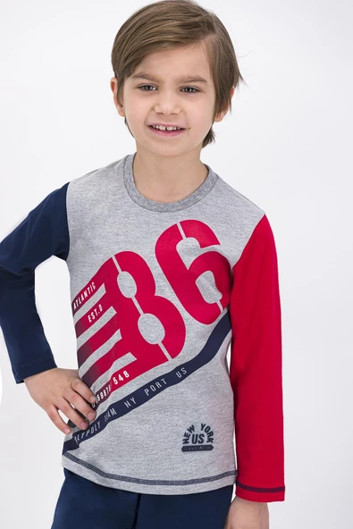 Roly Poly 1894 Newyork 86 Erkek Çocuk Pijama Takımı ürün görseli 1