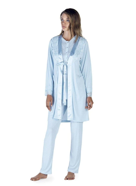 Artış 5301 3'lü Sabahlık Pijama Takımı ürün görseli 1