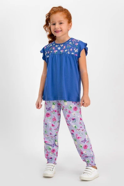 Roly Poly 1795 Kısa Kollu Kız Çocuk Pijama Takımı ürün görseli 1