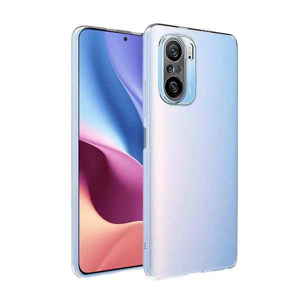 Xiaomi Mi 11İ Kılıf İnce ve Esnek Şeffaf Süper Silikon ürün görseli 1