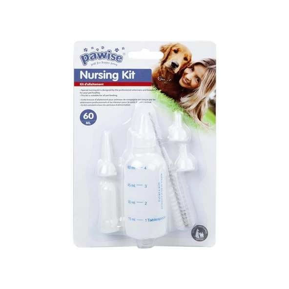 Pawise Biberon Seti 60 ml ürün görseli 1