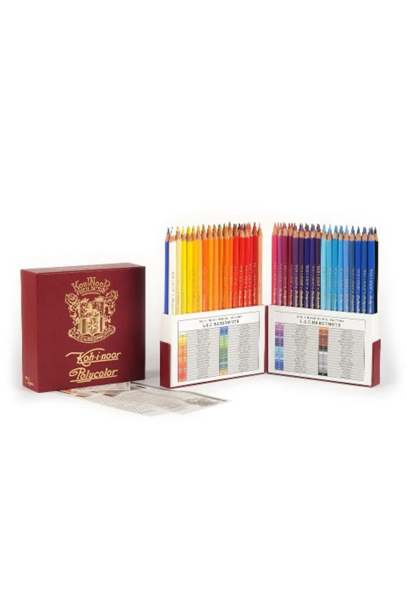 Koh-I Noor Polycolor Kuruboya Kalem Seti 72 Renk ürün görseli 1