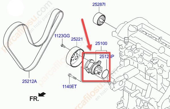 Hyundai Accent Devirdaim (2011-2017) 1.4 2510003011 - Resim 3