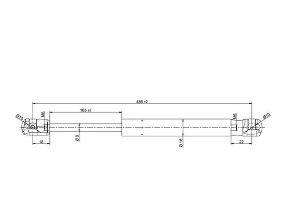 Opel Zafira Bagaj Kaput Amortisör (2012-2016) 1.6 CDTI 13387067 ürün görseli 1