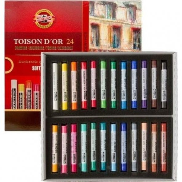 Koh-I Noor Set Of Artist´s Dry Chalks 8514 24 ürün görseli 1