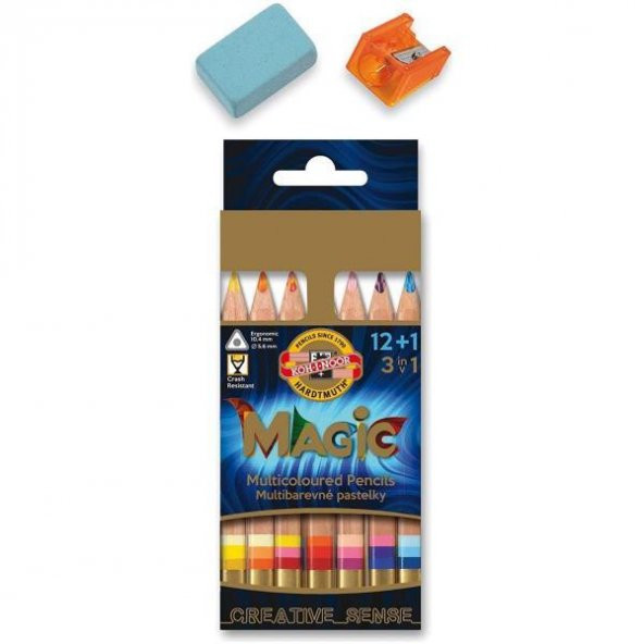 Koh-I Noor Magic Pencils 12+1 Fsc 100 3404N ürün görseli 1