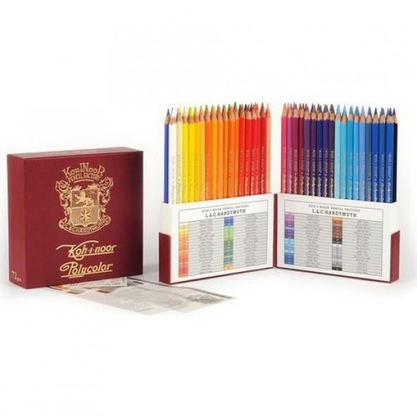 Koh-I Noor ColouRed Pencils Retro 3827 72 ürün görseli 1
